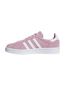 Baskets Adidas Campus J Rose Tendre Fille