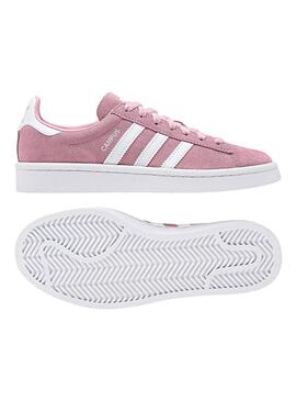 Baskets Adidas Campus J Rose Tendre Fille