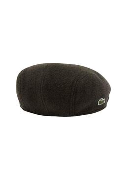 Béret Lacoste Gris pour Homme