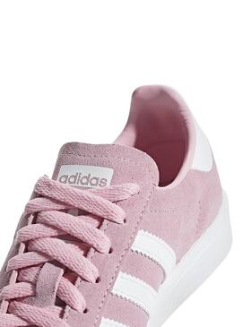 Baskets Adidas Campus J Rose Tendre Fille