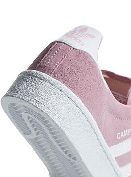 Baskets Adidas Campus J Rose Tendre Fille