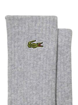 Chaussettes Lacoste Pack 3 Blanc Gris Noire Homme