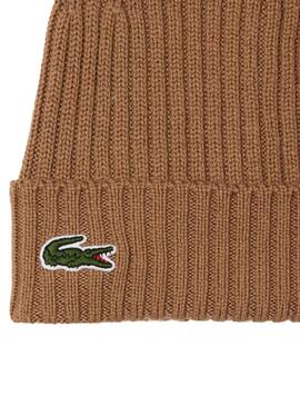 Chapeau Lacoste Knitted Suave Brun pour Homme Femme