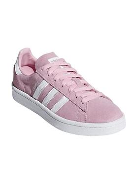 Baskets Adidas Campus J Rose Tendre Fille