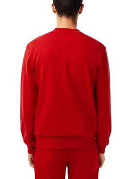 Sweat Lacoste Atemporel Rouge pour Homme