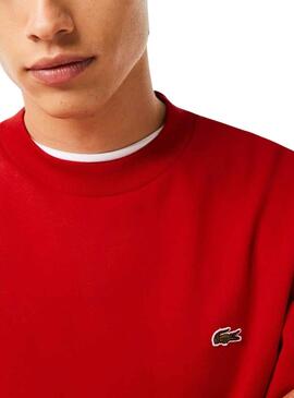 Sweat Lacoste Atemporel Rouge pour Homme