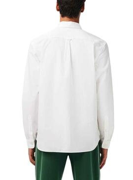 Chemise Lacoste Casual Blanc pour Homme
