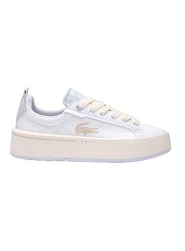 Baskets Lacoste Carnaby Plat 223 Blanc Femme