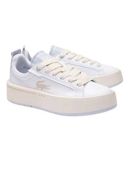 Baskets Lacoste Carnaby Plat 223 Blanc Femme