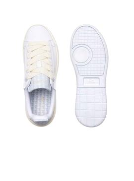 Baskets Lacoste Carnaby Plat 223 Blanc Femme