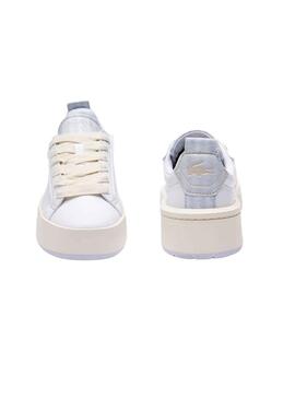 Baskets Lacoste Carnaby Plat 223 Blanc Femme