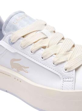 Baskets Lacoste Carnaby Plat 223 Blanc Femme