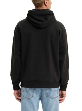 Sweat Levis Relaxed Baby Noire pour Homme