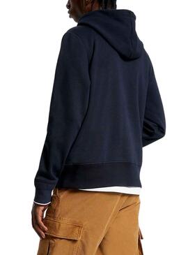 Sweat Tommy Hilfiger Tipped Hoody Bleu Marine Homme