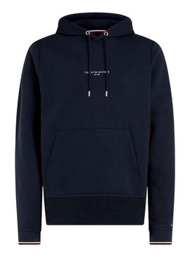 Sweat Tommy Hilfiger Tipped Hoody Bleu Marine Homme