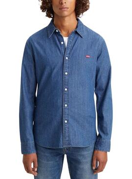 Chemise Levis Battery Bleu pour Homme