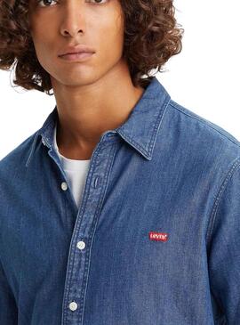 Chemise Levis Battery Bleu pour Homme