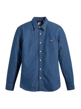 Chemise Levis Battery Bleu pour Homme