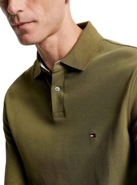 Polo Tommy Hilfiger 1985 Regular Vert pour Homme