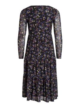 Robe Vila Vivolettis Mesi Noire pour Femme