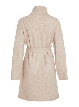 Robe Vila Vivimalina Long Beige pour Femme