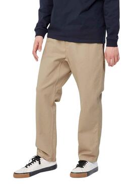 Pantalon Carhartt Flint Beige pour Homme