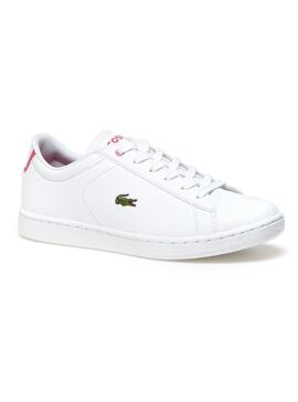 Chaussure Lacoste Carnaby Blanc Rose