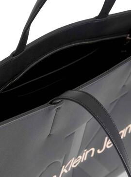 Sac à main Calvin Klein Sculpted Cabas Noire Femme