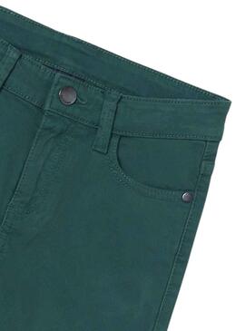 Pantalon Mayoral 5 pochettes Slim Fit Vert Garçon