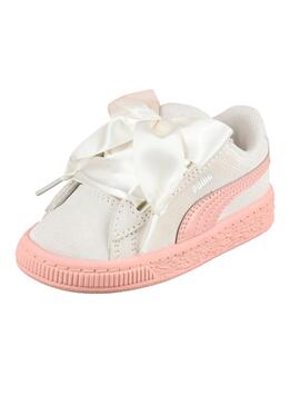 Baskets Heart Puma Suede Jewel Blanc