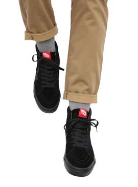 Baskets Vans SK8-HI Noire pour Homme