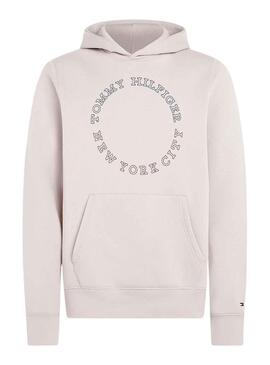 Sweat Tommy Hilfiger Jumpsuittype Roundall Beige