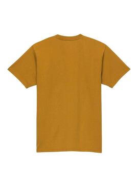 T-Shirt Vans Tissé Patch Jaune pour Homme