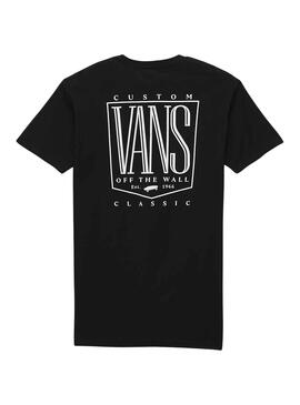 T-Shirt Vans Original Tall Type Noire pour Homme