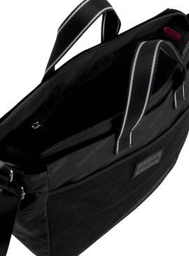 Sac à main Tote Tommy Jeans Skater Logos Noire Femme