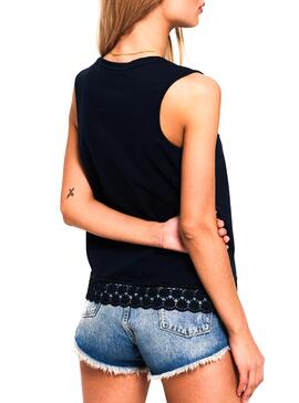 T-Shirt Superdry Jessica Marin Femme