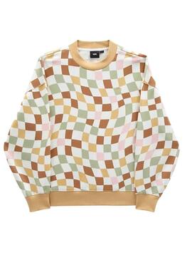 Sweat Vans Club Slouchy Orange pour Femme
