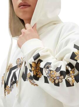 Sweat Vans Motif cachemire trippant Blanc pour Femme