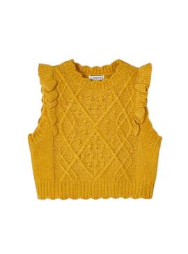 Gilet Mayoral Tricot Jaune pour Fille