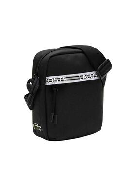 Sac à Bandoulière Lacoste Vertical Camera Noire Homme