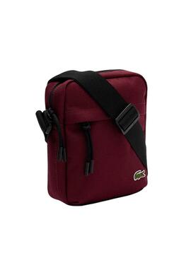 Sac à Bandoulière Lacoste Vertical Camera Bordeaux Homme