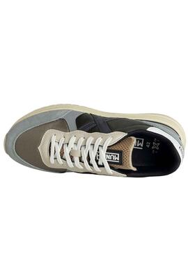 Baskets Munich Soon Beige pour Homme