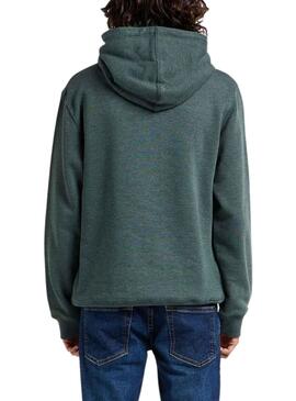 Sweat Pepe Jeans Nouvel Hoodie Vert Homme