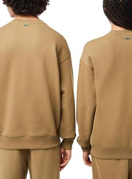 Sweat Lacoste Classic Fit Brun Homme Femme