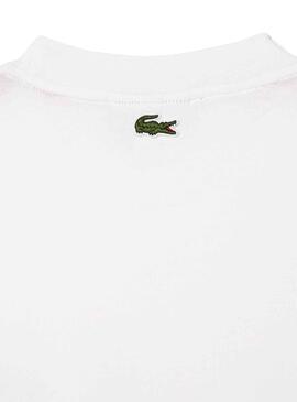 T-Shirt Lacoste Insignias Blanc pour Homme