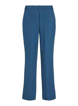 Pantalones Vila Vimanoni Bleu pour Femme