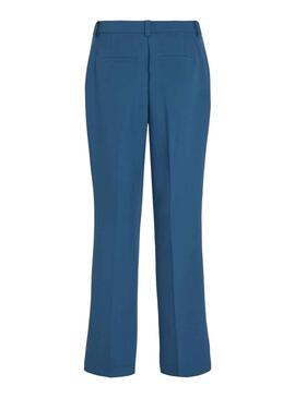 Pantalones Vila Vimanoni Bleu pour Femme