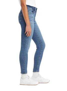 Pantalon Jeans Levis 711 Double bouton Femme