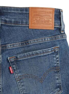 Pantalon Jeans Levis 711 Double bouton Femme