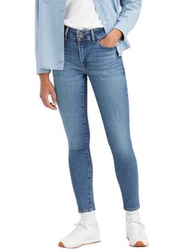 Pantalon Jeans Levis 711 Double bouton Femme